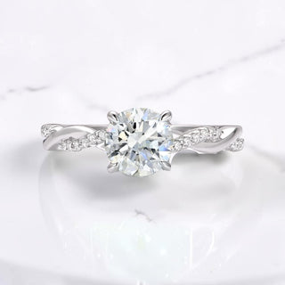 Pavé engagement ring by Aquamarise shown in a ring style banner