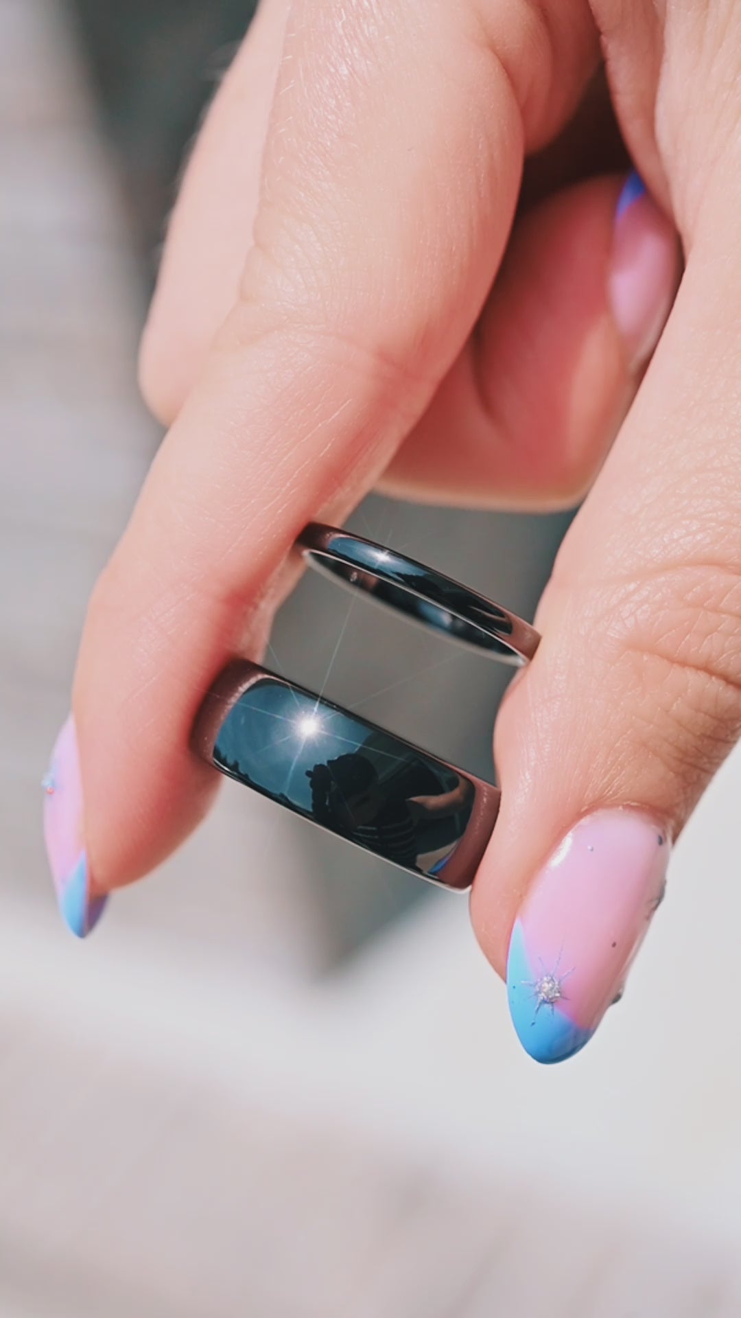 Minimalist Wedding Band- 2MM Black Tungsten