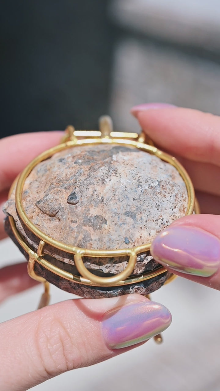 Geode Ring Box - Crystal Engagement Ring Holder for Proposal or Keepsake
