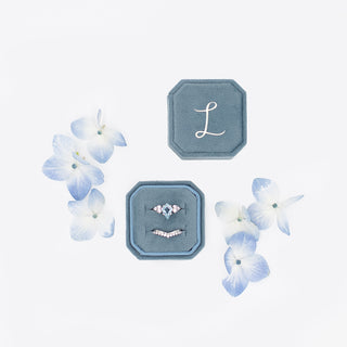 Skylar Kite Cut Aquamarine Engagement Ring Set in Sterling Silver