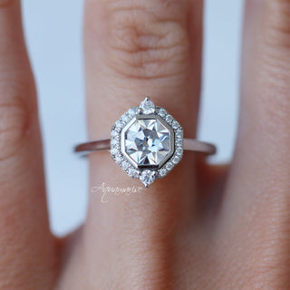 Octavia Lab-Grown Diamond Engagement Ring- 14K White Gold (IGI Certified)
