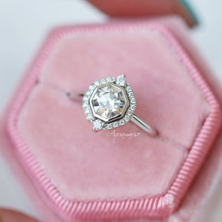 Octavia Lab-Grown Diamond Engagement Ring- 14K White Gold (IGI Certified)