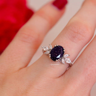 Eva Starry Night Ring in Sterling Silver